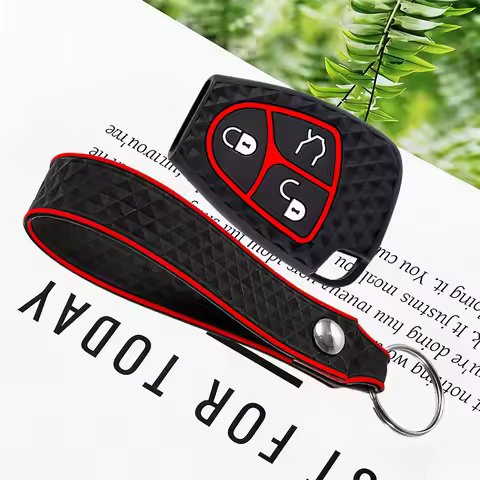 3 Buttons Silicone Car key cover Case For Mercedes Benz C B E Class W203 W211 W204 YU BN CLS CLK