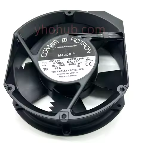 Comair Rotron MA77B3 AC 230V 0.18A 172x150x55mm Server Cooling Fan