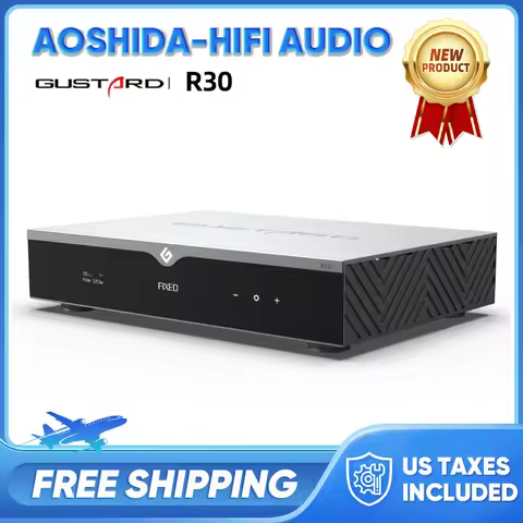 Gustard R30 Fully Discrete R2R Network Streaming DAC DSD PCM768K IIS FPGA NOS Triple Digital Filter 