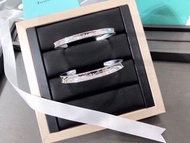 🩷Tiffany蒂芙尼1837開口手鐲 925銀 T&CO刻字 全新 情人節/情侶禮物