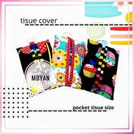 Travel tissue cover (pocket tissue)