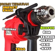 M.U 88 REDFOX MESIN BOR TANGAN BETON IMPACT DRILL 13mm REDFOX RF ID 66