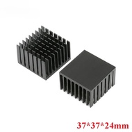 5Pcs/1pc 37*37*24mm Heatsink Radiator Cooling Fin Cooler Aluminum Heat Sink for LED Power IC Transis