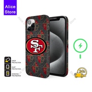 San Francisco 49ers Phone Case for iPhone 17 Pro Max / iPhone 16 Pro Max / 15 / 14 / 13 Protective C
