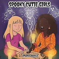 Spooky Cutie Girls: Cozy and Creepy Halloween Colouring Book for Adults and Teens with Witches, Ghos