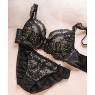SHIROHATO Japanese Bra Set Sexy Lace Underwear Set Gather Big Cup Sweet 70EF 75EF 80DEF 85E