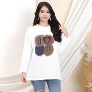 Women's Oversized Long Sleeve T-Shirt Women's Oversized Streetwear Long Sleeve Distro T-Shirt
