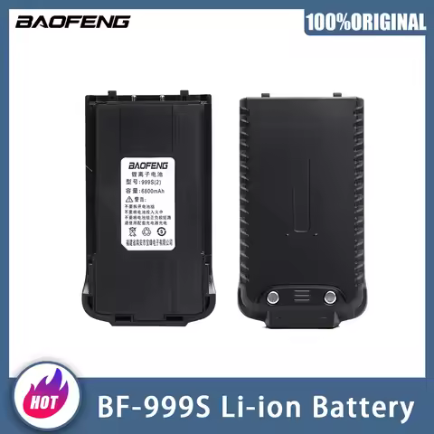 Baofeng BF-999S Ⅱ Original Li-ion Battery 1800mAh Extra Battery for BF999S BF-999SPlus BF-999S(2) Tw