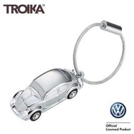 找東西@TROIKA德國Volkswagen金龜車鑰匙圈KR16-40-CH金龜車手電筒鑰匙圈LED燈鑰匙圈Beetle