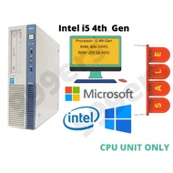 INTEL i5 4TH GEN CPU UNIT ONLY (SURPLUS)