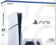全新原裝香港行貨 Sony Ps5 Slim Disc Version 光碟版 雙手掣版 playstation 5 薄版主機 1TB