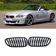 E85 Grille Front Replacement Kidney Grill for BMW Z Series Z4/E85 2003-2008(Gloss Black)