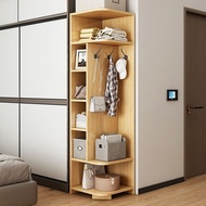 WEILIANG Corner Wardrobe Corner Cabinet Storage Wardrobe Cabinet Clothes Cabinet Bookshelf Cabinet
