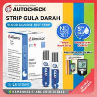 AUTOCHECK Strip Pengecekan / Strip AUTOCHECK Gula Isi 25 Strip