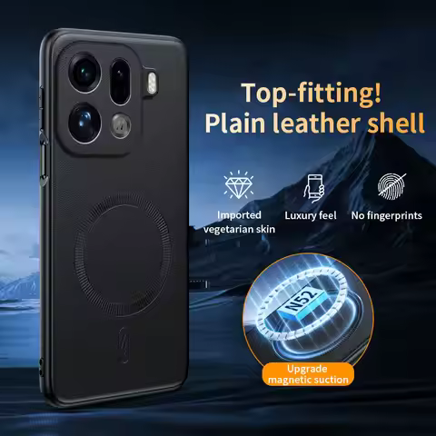 Premium Leather Full Protective Case for OPPO Find X9 Reno 12 12F 13 13F 14 14F 15 15F Pro Business 