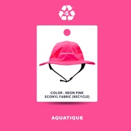 AQUATIQUE - BUCKET - ECONYL NEON PINK - หมวกดำน้ำ หมวกเล่นน้ำ หมวกเซิร์ฟ เดินป่า แคมป์ปิ้ง กันแดด กั