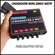ACTIVE 2-WAY MINI CROSSOVER FREE ADAPTOR 12 2AVOLT, ACTIVE 2-WAY MINI CROSSOVER, LOW HIGH SOUND SEPA