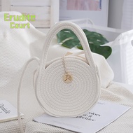 [EruditeCourtS] Straw Bag Round Paper Rope Fashion Woven Bag Small Fresh Beach Leisure Women's Bag [NEW]