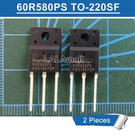 2pcs 60R580PS TO-220SF 60R580QS MMSF60R580PTH TO220SF N-Channel 8A/650V MOSFET Transistor New Origin