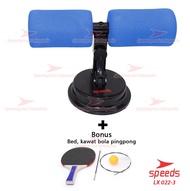 alat bantu olahraga penahan yoga gym rumah sit up stand holder lx022-1 - biru+pingpong