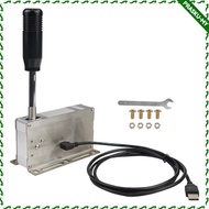 [PraskuMY] Sequential Shifter Realistic PC Shifter with USB Cable Controller Plug and Play Smooth fo