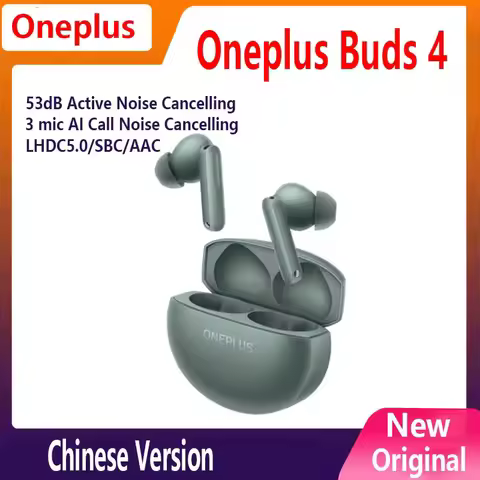 Oneplus Buds 4 TWS Wireless Bluetooth Earphone LHDC 5.0 55dB Active Noise Canceling 45h Battery Life