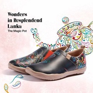 【 Uin 】西班牙原創設計 | 彩壺 彩繪休閒 女鞋