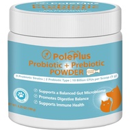 Poleplus Probiotics for Dogs & Cats - 10 Billion CFU, 9 Strains Probth Suppleiotic Blend