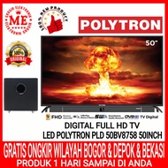 LED POLYTRON+SOUNDBAR SUBWOOFER PLD 50BV8758 50INCH DIGITAL FULL HD TV
