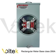 Rectangular Meter base Electric Meter base size 1 1/4" 1 1/2" 2" 200a 5JAWS for class 200 electric m