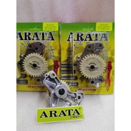 EX5 CLASS 1/EX5/DREAM/WAVE100/WAVE125 OIL PUMP GEAR MINYAK HITAM PUMP GEAR RACING ARATA