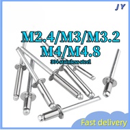 Blind Rivet 304 Stainless Steel Flat Head  Pop Rivet Countersunk for Outdoor d M2.4/M3/M3.2/M4/M4.8*