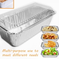 (Ready Stock) 4012-P/405-P Aluminium Foil Tray With Lid (5/10sets)Rectangle/my chef foil tray/Bekas 