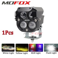 MOFOX D2-1 Laser Gun Mini Driving Light 80W 8000LM 3Color Spotlight White & Yellow High & Low Beam R
