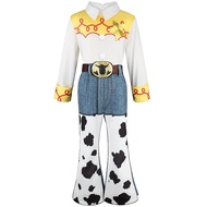 New Toy Cosplay Story Woody Costume Halloween Anime Movie Trish Sheriff Cowboy Cosplay Costume Cospl