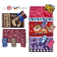 Anti-Slip Kitchen Toilet Carpet Floor Mat Bathroom Alas Kaki 40x60cm(180g)- 3 Colors(Brown, Blue, Da