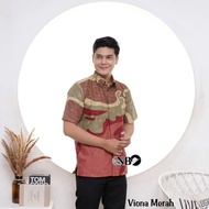 Kemeja batik M L XL XXL 3XL 4XL 5XL 6XL Hem batik jumbo Hem batik kantor Hem batik kondangan Hem kom