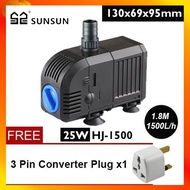 SUNSUN 25W HJ-1500 Super Silent Electrical Multi-Function Submersible Water Pump