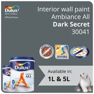 Dulux Interior Wall Paint - Dark Secret (30041)  (Ambiance All) - 1L / 5L