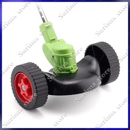 Wheel For Cordless Grass Trimmer Blades Lawn Mower Spare Parts Alat Ganti Mesin Potong Rumput Roda Bateri Grass Cutter