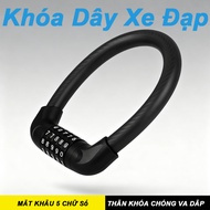 Bicycle lock, motorbike lock, Bicycle and Motorcycle Rope Lock with 4-5 Digits Effective Anti-Theft,