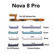 For HW Nova 8 Pro / Nova8Pro ( BRQ-AN00, BRQ-AL00 ) Side Power On Off Volume Up Down Button Key Flex