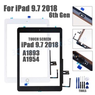 LCD Outer Touch Screen For iPad 6 2018 6th Gen A1893 A1954 ipad9.7 Touch Glass Screen Digitizer Cone