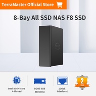 TERRAMASTER F8 SSD NAS Storage - 8Bay SSD ทั้งหมดเซิร์ฟเวอร์ NAS N95 CPU QuadCoreแรม DDR5 8GBพอร์ต10