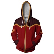 Hoodie One Last Flame Print National Digital-Zipper Avatar Style Direction Mark 3d Generation Shipme