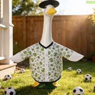 ROBEN Porch Geese Costume, Football Print 23 Inch Lawn Geese Ornament, Funny Wear-resistant Decorati