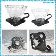 [LzdjlmybeMY] Coffee Cone Coffee Funnel Glass Coffee Dripper for Office Home Cafe