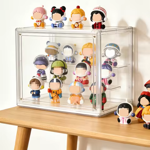 Blind Box Display Box Transparent Acrylic Display Box Bubble Mart Display Box Blind Box Display Rack