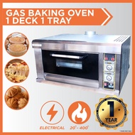 Bravo Gas Baking Oven With Digital Controller 1 Deck 1 Tray Commercial Use