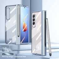 Samsung Galaxy Z Fold 4 3 2 Fold4 5G Tempered Glass Flim Transparent Phone Case for Samsung Fold 4 3